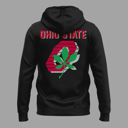 01.46. Limited Edition Twenty One Pilots x Ohio State Buckeyes Football Hoodie