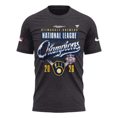 Milwaukee Brewers – 2026 National League Champions T-Shirt