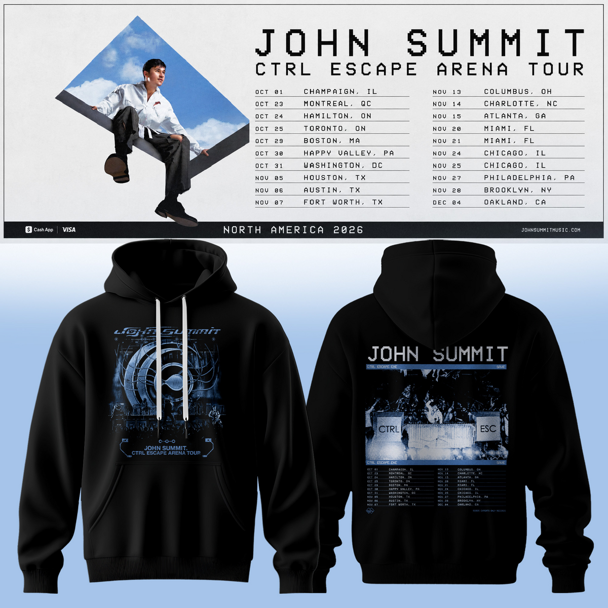 CTRL Escape Arena Tour Hoodie Edition