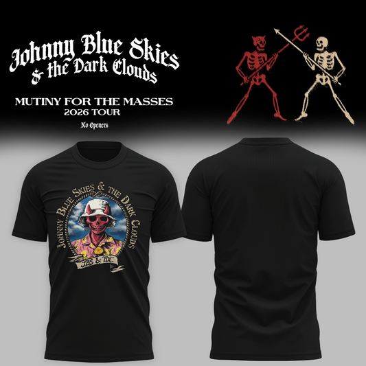 Johnny Blue Skies Bad Vibes Island - Mutiny for the Masses 2026 Tour T-Shirt