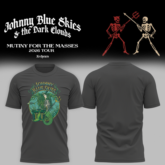 Johnny Blue Abyssal Siren - Mutiny for the Masses 2026 Tour T-Shirt