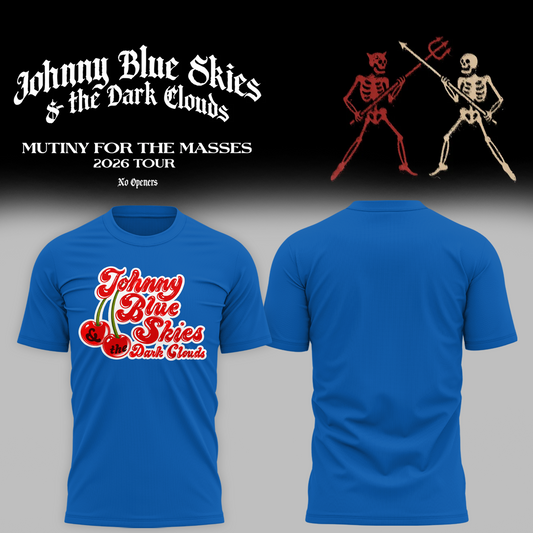 Johnny Blue Cherry Pop Rock - Mutiny for the Masses 2026 Tour T-Shirt
