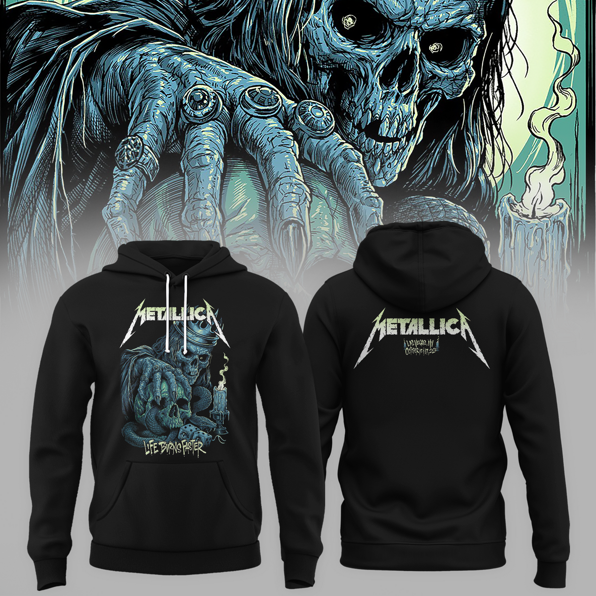 MTLC Life Burns Faster Concert Residency in Las Vegas 🎸💀 Hoodie