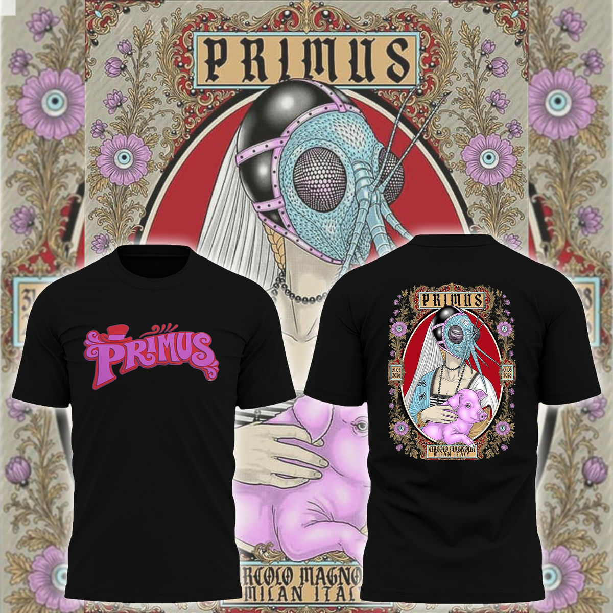 Limited Edition Primus Europe Tour 2026 TShirt