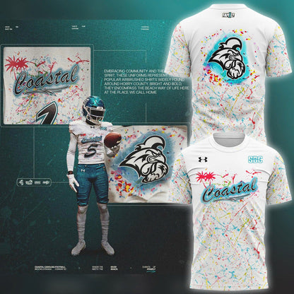 Limited Edition Coastal Carolina Chanticleers football 2025 t-shirt for fans