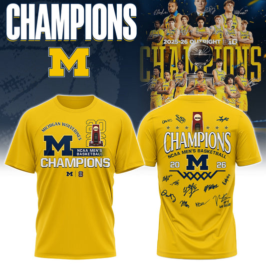 🏆️Michigan Wolverines – 2026 National Champions T Shirt