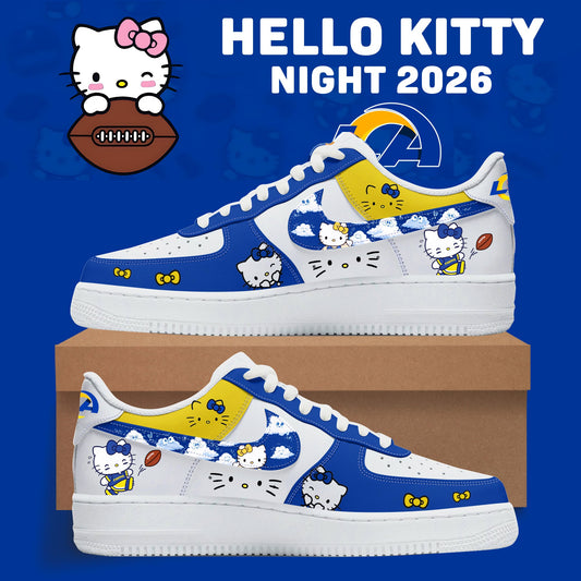 Hello Kitty ❤️ LA Rams – Cute Meets Game Day Style Shoes AF1