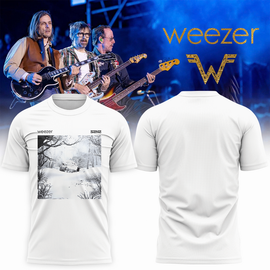 Limited Edition Weezer Winter SZNZ Album Cover T-Shirt