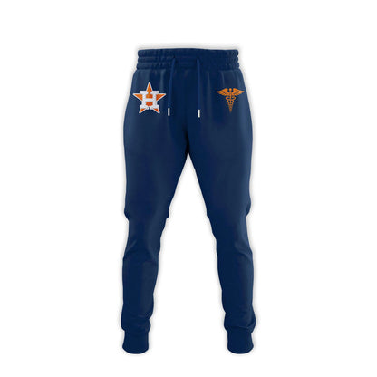 2026 Houston Astros Healthcare Appreciation Night Limited Edition T-Shirt Jogger And Cap Outfit Blue
