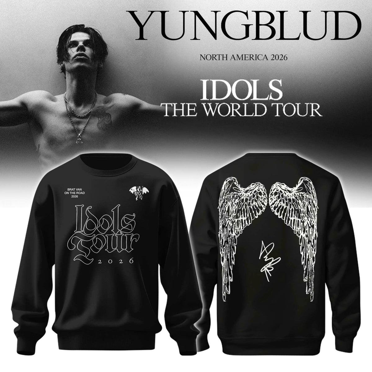 YBD– Idols World Tour 2026 Limited Editions Sweatshirt